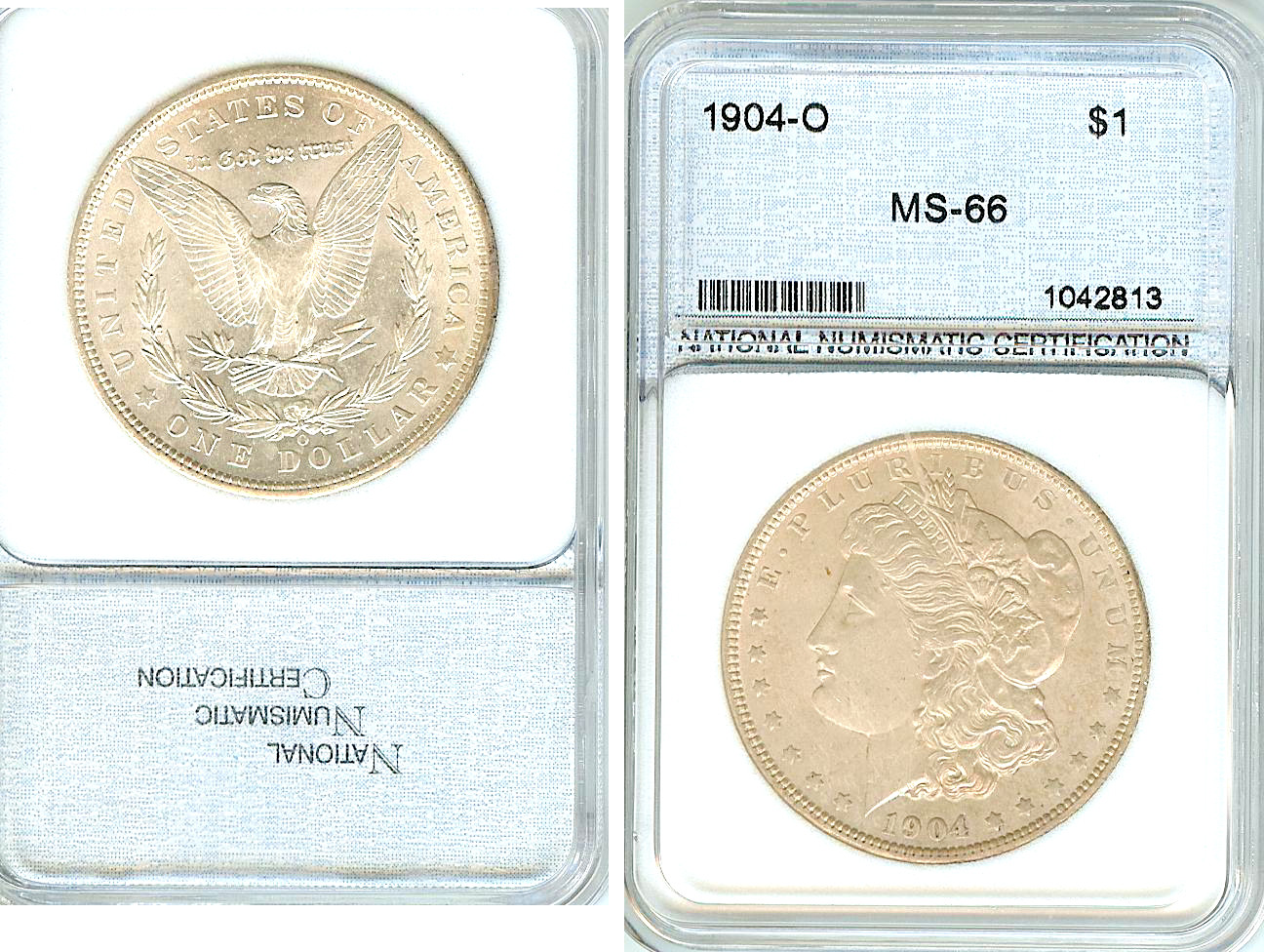 Etats-Unis $1 1904O NNC MS66